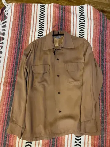 50s 레이온 개버딘 셔츠