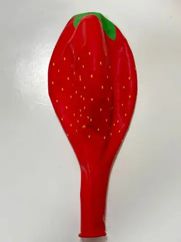 카텍스 24인치 스트로베리 패턴 밴딩 풍선 1개 미사용 새상품 1