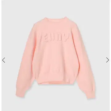 eimy istoire 로고 엠보싱 니트