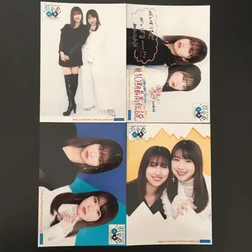2123 모닝구무스메. 사토 마사키 이시다 아유미 브로마이드 4장 세트