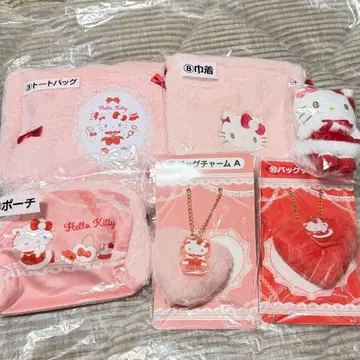 헬로키티 당첨 복권 6개 아이템 스페셜 세트