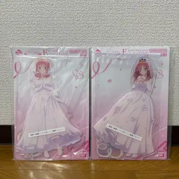 제일복권 5등분의 신부 나카노 니노 나카노 미쿠 빅 아크릴 스탠드