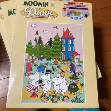 무민 칠하기 키트 아크릴 물감 포함