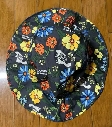 SUPER BEAVER 꽃무늬 아웃도어 햇