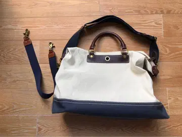 키노쇼 캔버스 숄더 핸드백 Kinosho Hampu