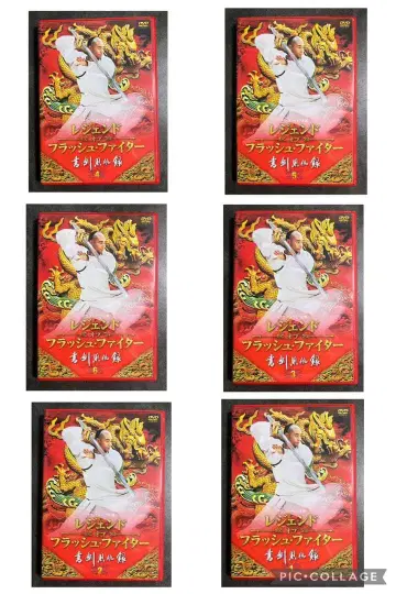 레전드 오브 플래시 파이터 서검은구록 DVD 6매 세트