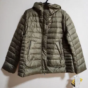 브레트 클럽 2웨이 다운 자켓 M 사이즈 카키 새상품