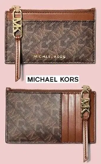 [ 미사용 ] 새상품 마이클코어스 엠파이어 카드 케이스 코인 케이스