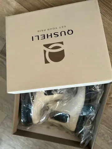 QUSHDLI 사이드 고어 부츠 화이트 23cm