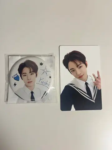 NCT NEW TEAM 유우시 캔뱃지 트레이딩 카드