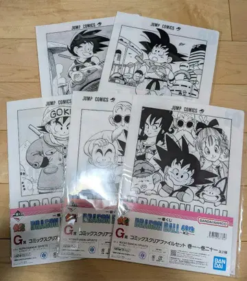 드래곤볼 제일복권 40th 그 첫 번째 G상 코믹스 클리어 파일 세트