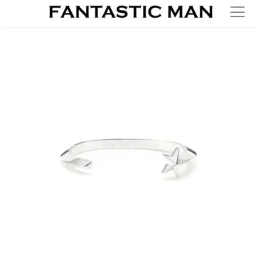 스파이크 디자인 실버 팔찌