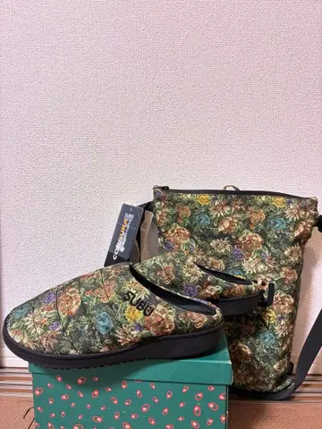 SUBU 새상품 데이보태니컬 무늬 수납 봉투 포함