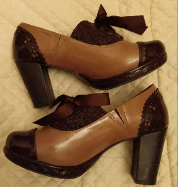 axes femme 브라운 계열 하이힐 펌프스