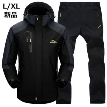 윈드 브레이커 XL 사이즈 상하의 세트 블랙 블랙 스포츠 자켓 바지