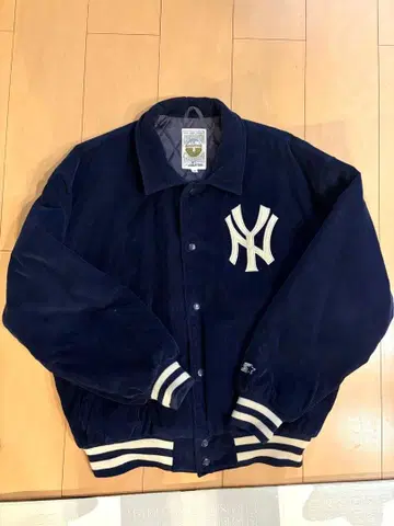 할인 STARTER 네이비 바시티 자켓 YANKEES 1996