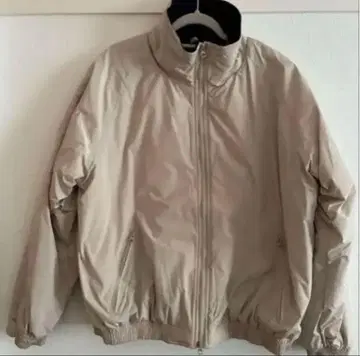 베이지 지퍼식 다운 자켓 BONBON