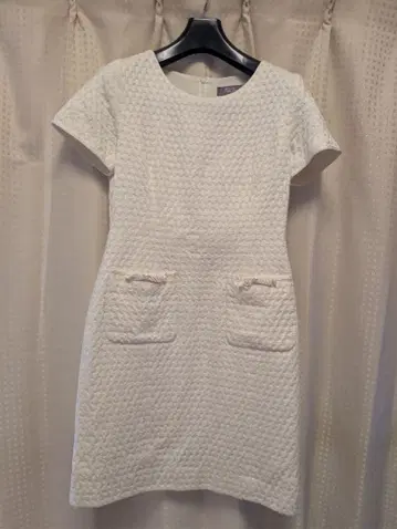 FRANCO FERRARO 화이트 무릎 기장 원피스 3