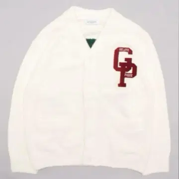 미사용 젤라또피케 파우더 칼리지 로고 가디건