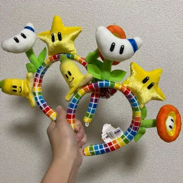 마리오 캐릭터 컬러풀 헤드밴드