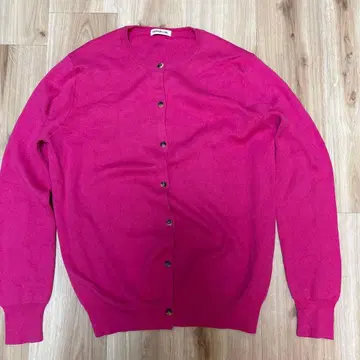 EVERYDAY I LIKE 핑크 긴팔 가디건