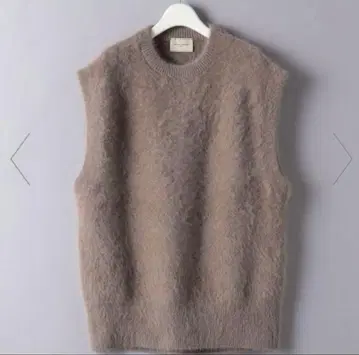 새상품급 유나이티드 애로우즈 폭스 캐시미어 니트 베스트