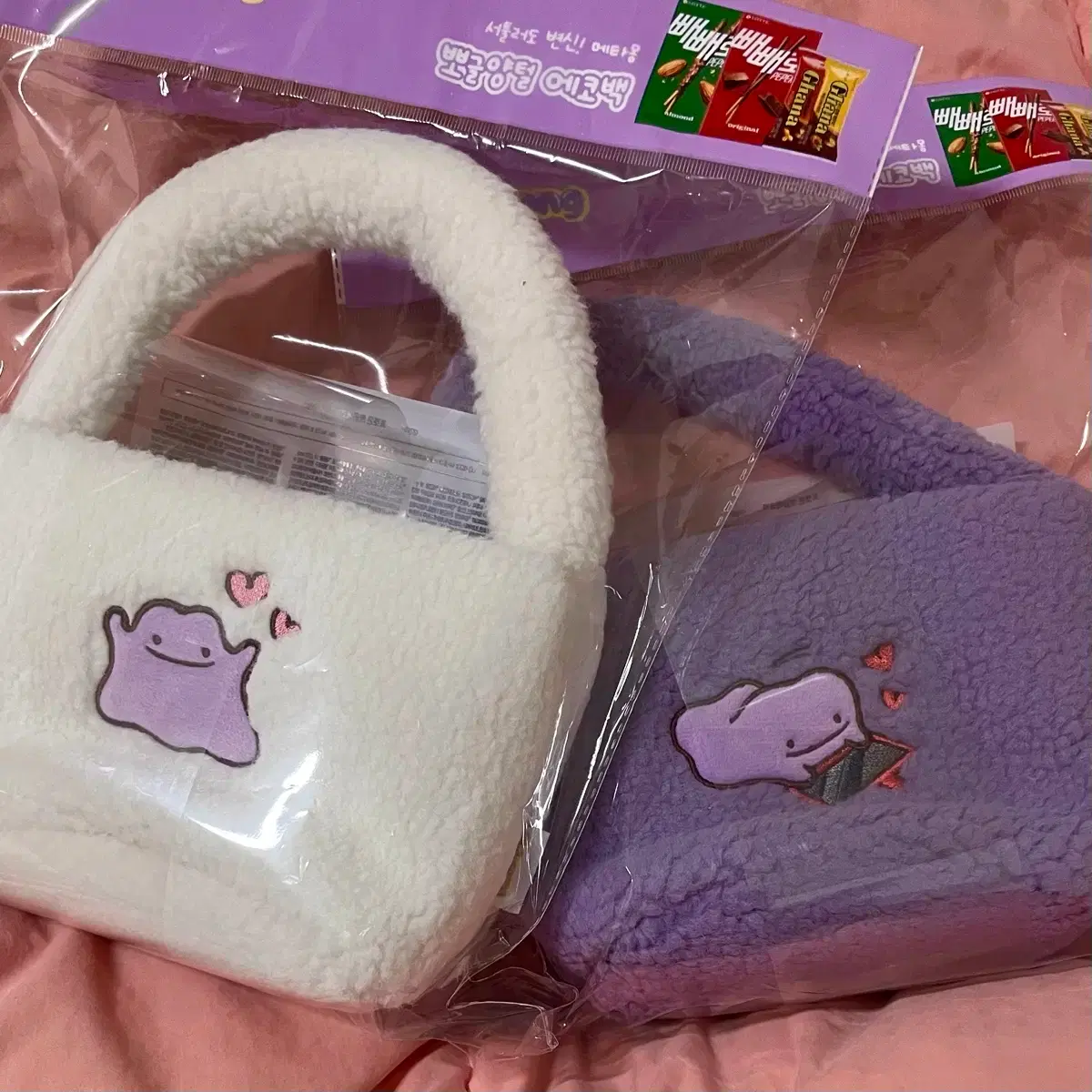 CU Pepero Ditto PpoGeul Ecco Bag CU Pokemon Goods sealed