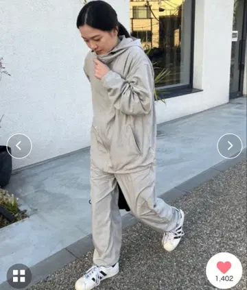 BROKEN BASE 풀 집업 나일론 블루종 셋업