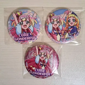 큐어 원더풀 이누카이 코무기 프리큐어 완프리 감사제 캔뱃지