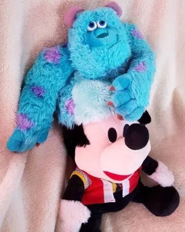 샐리 팬캡과 미키마우스 봉제 인형 세트