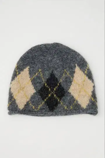 SLY ARGYLE JQ KNIT BEANIE