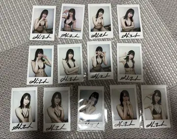 프레스티지 타키모토 시즈하 친필 사인 폴라로이드 13장 세트