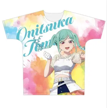 오니즈카 후유마리 풀 그래픽 T셔츠