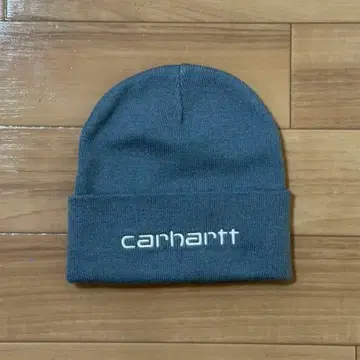 carhartt 블루 그레이 니트 모자