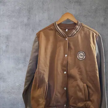 브라운 바시티 자켓 사이즈 2