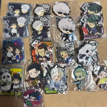 주술회전 러버 스트랩 묶음 판매