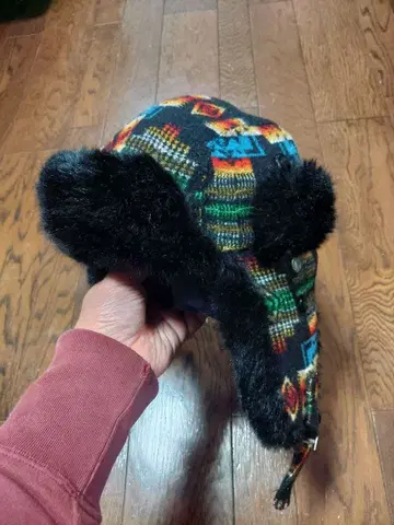pendleton 플라이트 캡 보아 네이티브 무늬 S M 귀마개