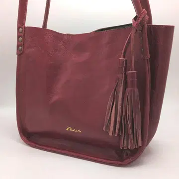 [컨디션 최상] 다코타 원 숄더백 태슬 골드 로고 안감 올 패턴