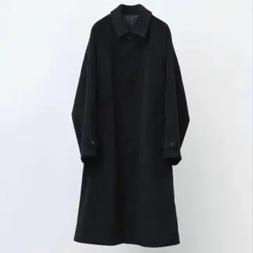 블랙 스텐카라 코트 롱