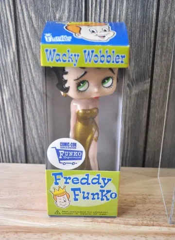 초초레어 코믹콘 한정판 Wacky Wobbler Betty Boop 골드