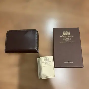 Whitehouse Cox 브라운 접이식 지갑