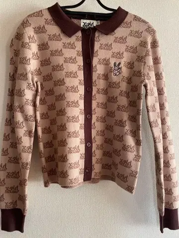 moussy / x-girl 콜라보 가디건