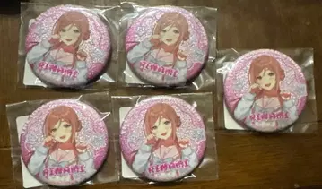 학원 아이돌 마스터 DMM 스크래치 글리터 캔뱃지 히메사키 리나미 5개