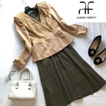 알베르타 페레티 카슈쿨 디자인 울 자켓