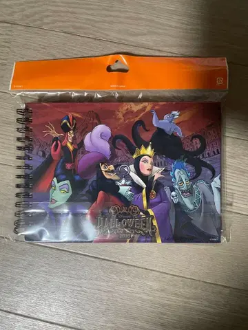 디즈니 할로윈 빌런즈 월드 사인북 빌라와 악당