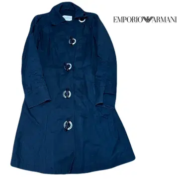 EMPORIO ARMANI/디자인 코트/40/블랙/이탈리아제