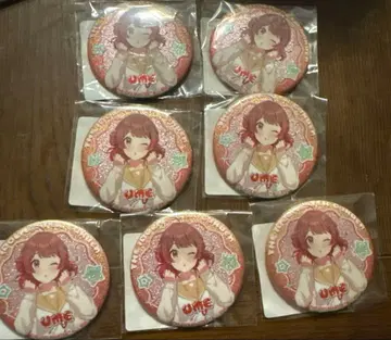 학원 아이돌 마스터 DMM 스크래치 글리터 캔뱃지 하나우미 유메 7개