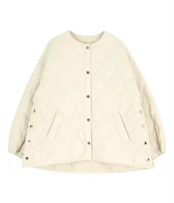 퀼팅 볼륨 슬리브 아우터