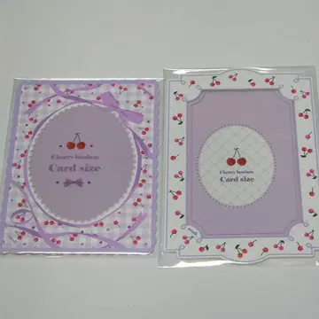 후쿠야 경질 카드 케이스 보라색