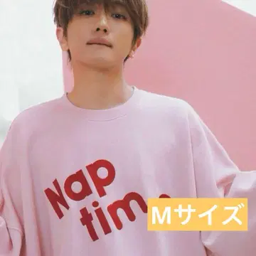 nissy naptime 풀오버 SWEAT PINK M 사이즈